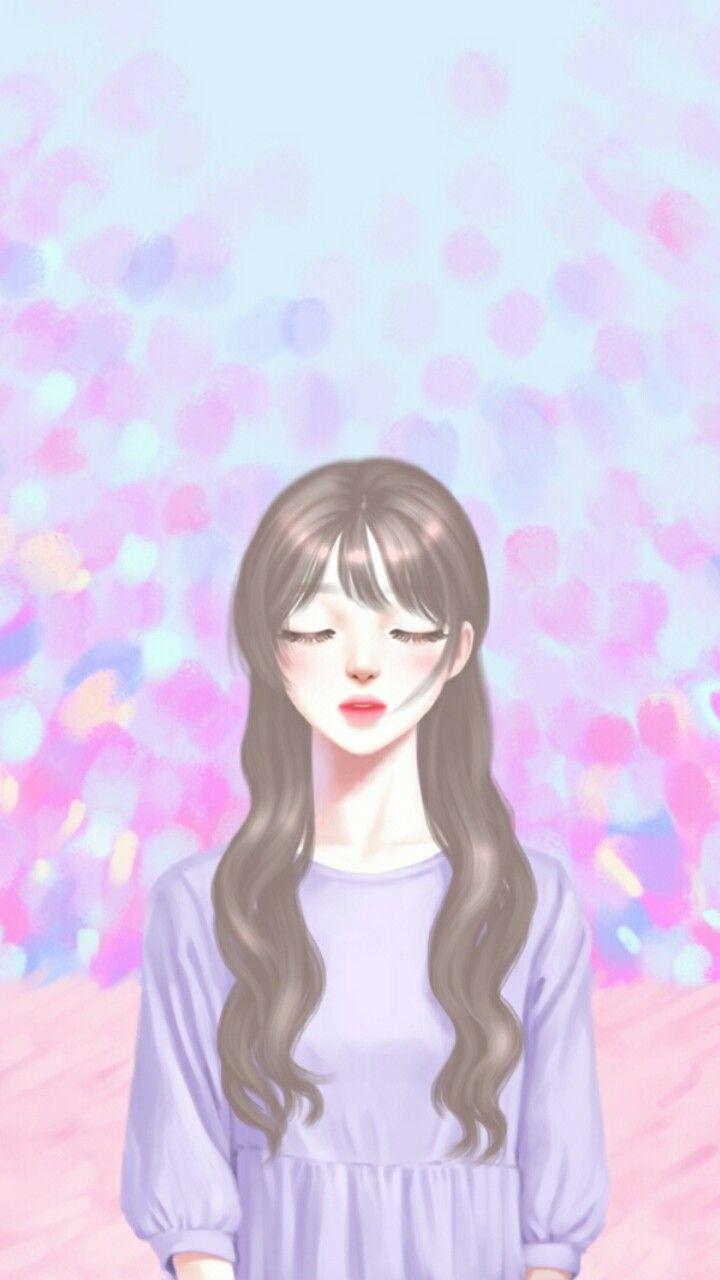 720x1280 Enakei. Cute girl wallpaper, Girl cartoon, Cute wallpaper background