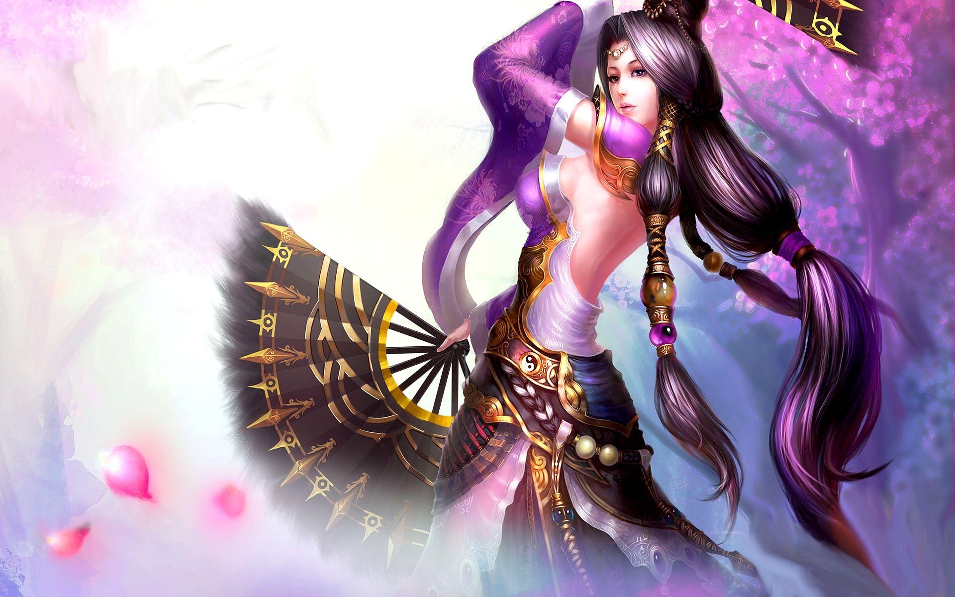 1920x1200 Korean Cartoon Girls Wallpaper Panyang Girl Wallcoo d Animated Girl HD