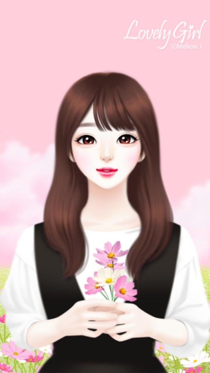 720x1280 Enakei, Cute, And Art Image Korea Lovely Girl Wallpaper & Background Download
