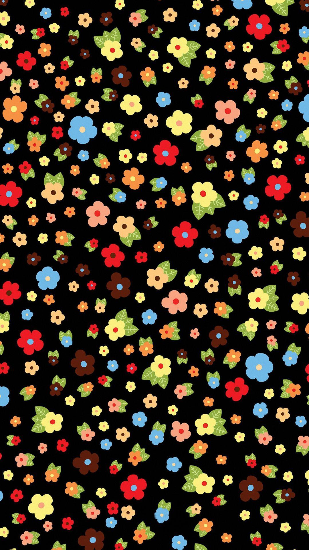 1080x1920 Hình nền hoa đầy màu sắc dễ thương Hình nền iPhone 6s HD