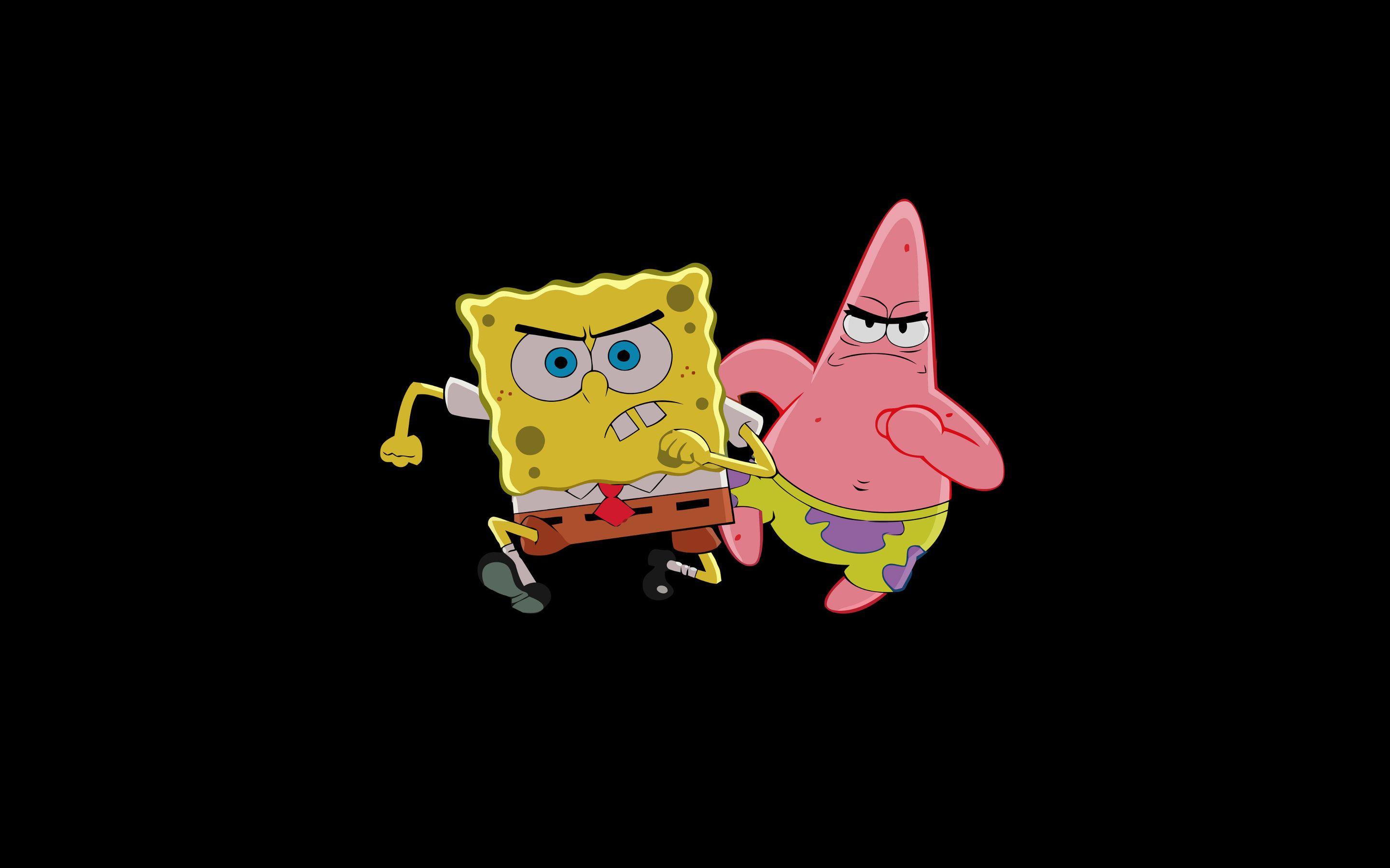 2880x1800 Patrick Star And Spongebob Macbook Pro Retina HD 4k Wallpaper, Image, Background, Photo and Picture