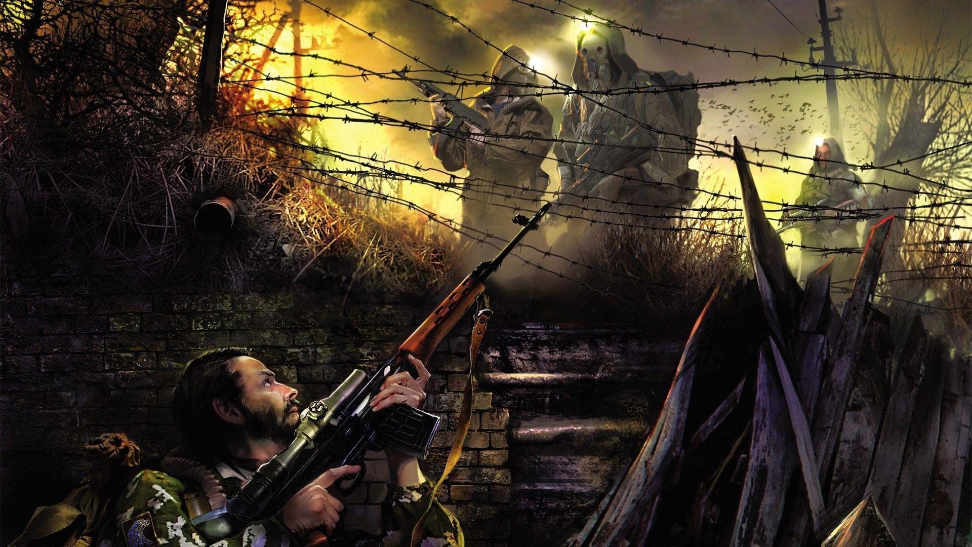 1920x1080 Post Apocalyptic Weapons Wallpaper