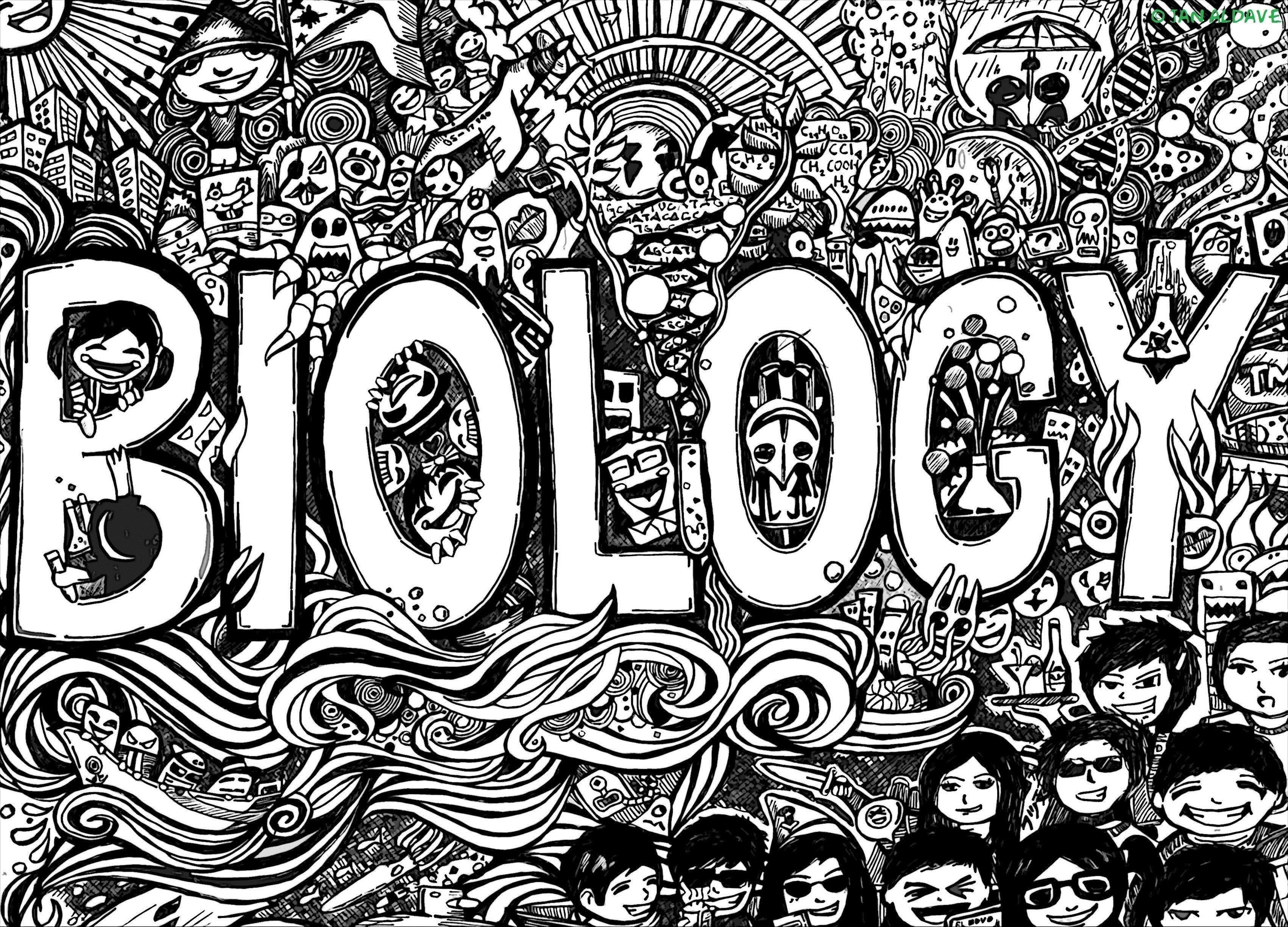 3402x2448 Black And White Biology