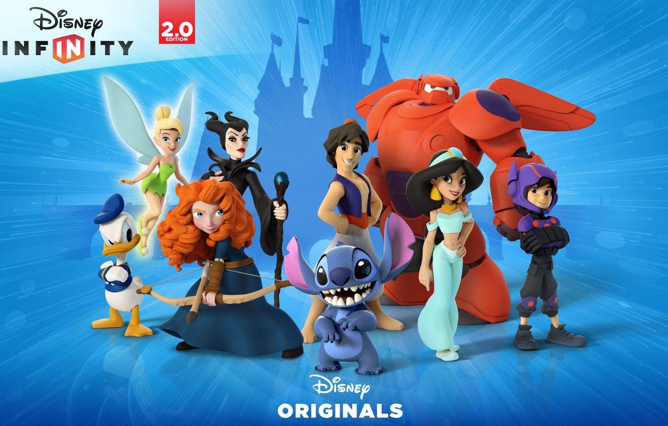 1332x850 Wallpaper Disney, Aladdin, Brave, Donald Duck, videogame, Maleficent, Big Hero Disney Infinity 2.0 image for desktop, section игры