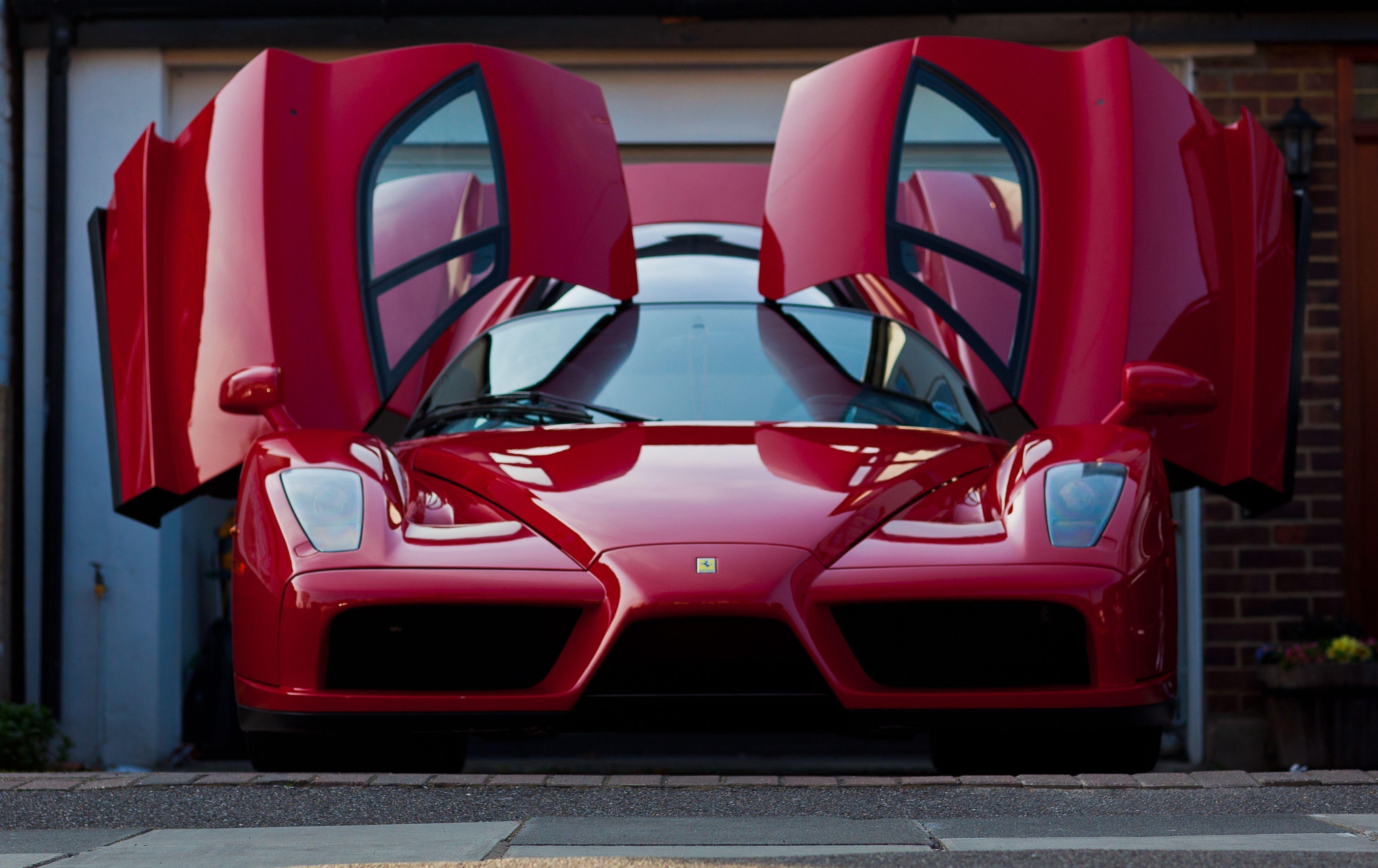 4332x2730 Ferrari : Ferrari Enzo Red Color Rear Profile Back Side Tail Lights
