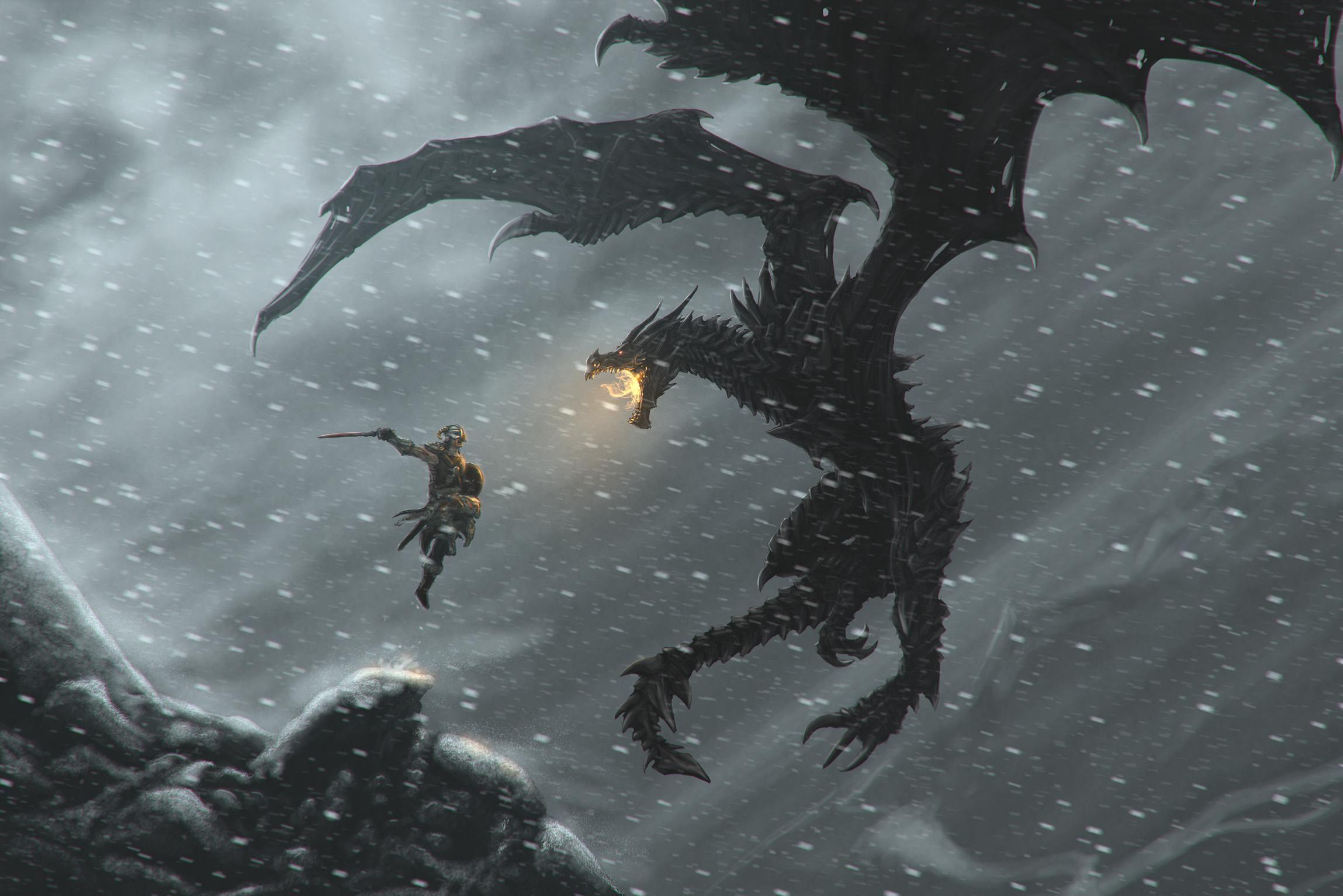 2298x1534 Dragon Wallpaperx1534