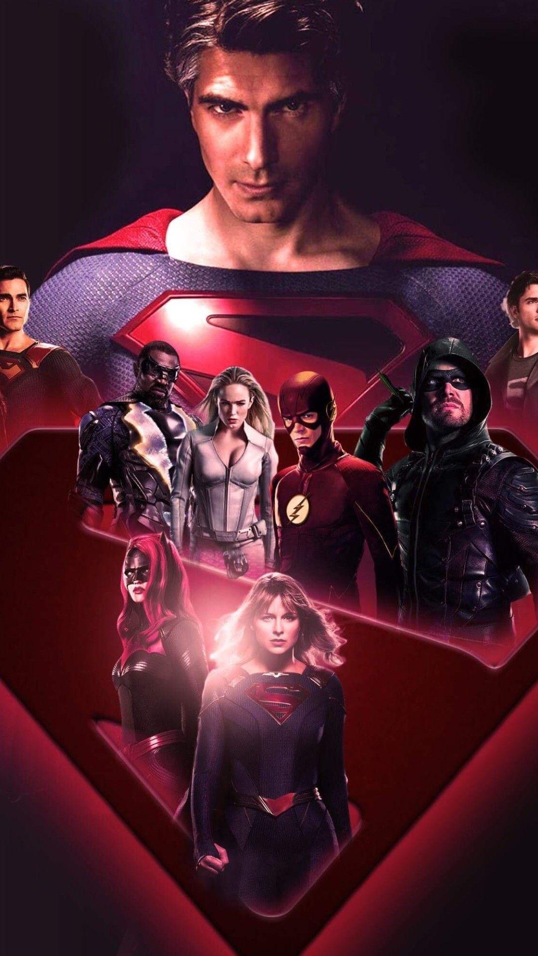 1080x1920 Cw Dc 2019 Heroes Mobile Wallpaper (iPhone, Android, Samsung, Pixel, Xiaomi). Dc comics wallpaper iphone, Dc comics wallpaper, Hero wallpaper