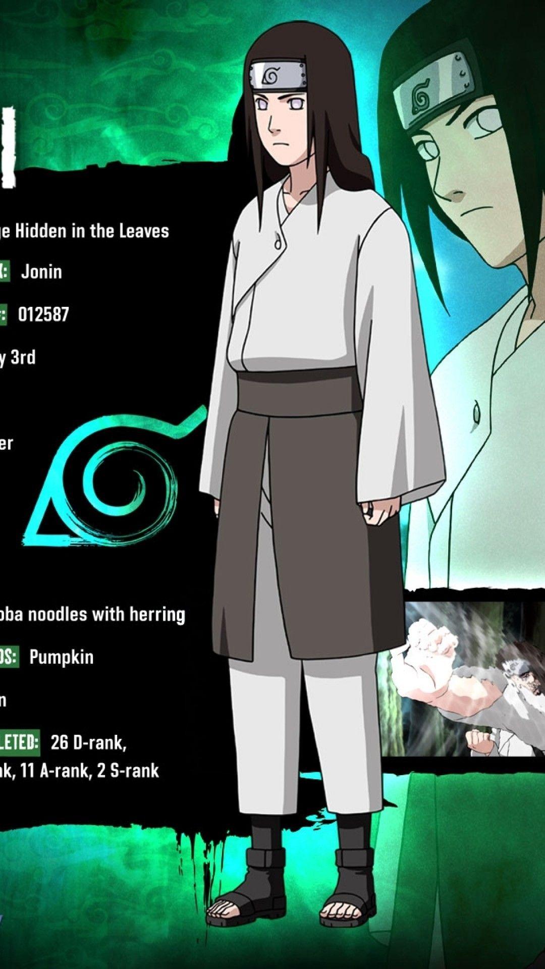 1080x1920 Naruto Neji Wallpaper iPhone