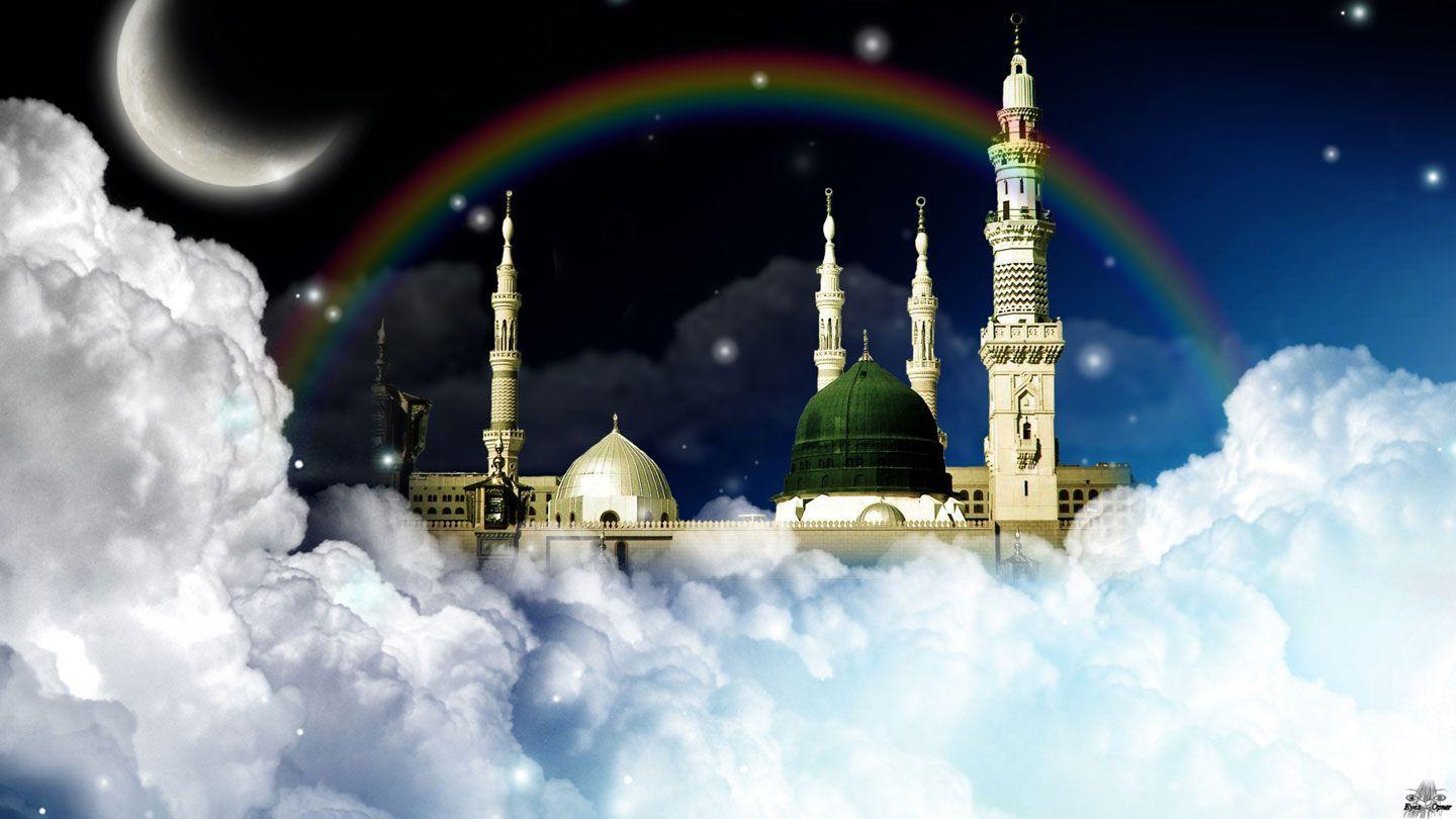 1440x810 Madina And Makkah Wallpaper Masjid Al Nabawi Wallpaper & Background Download