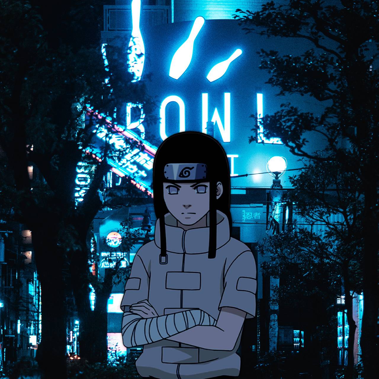 1280x1280 Neji Hyuga wallpaper by miwkoninja .