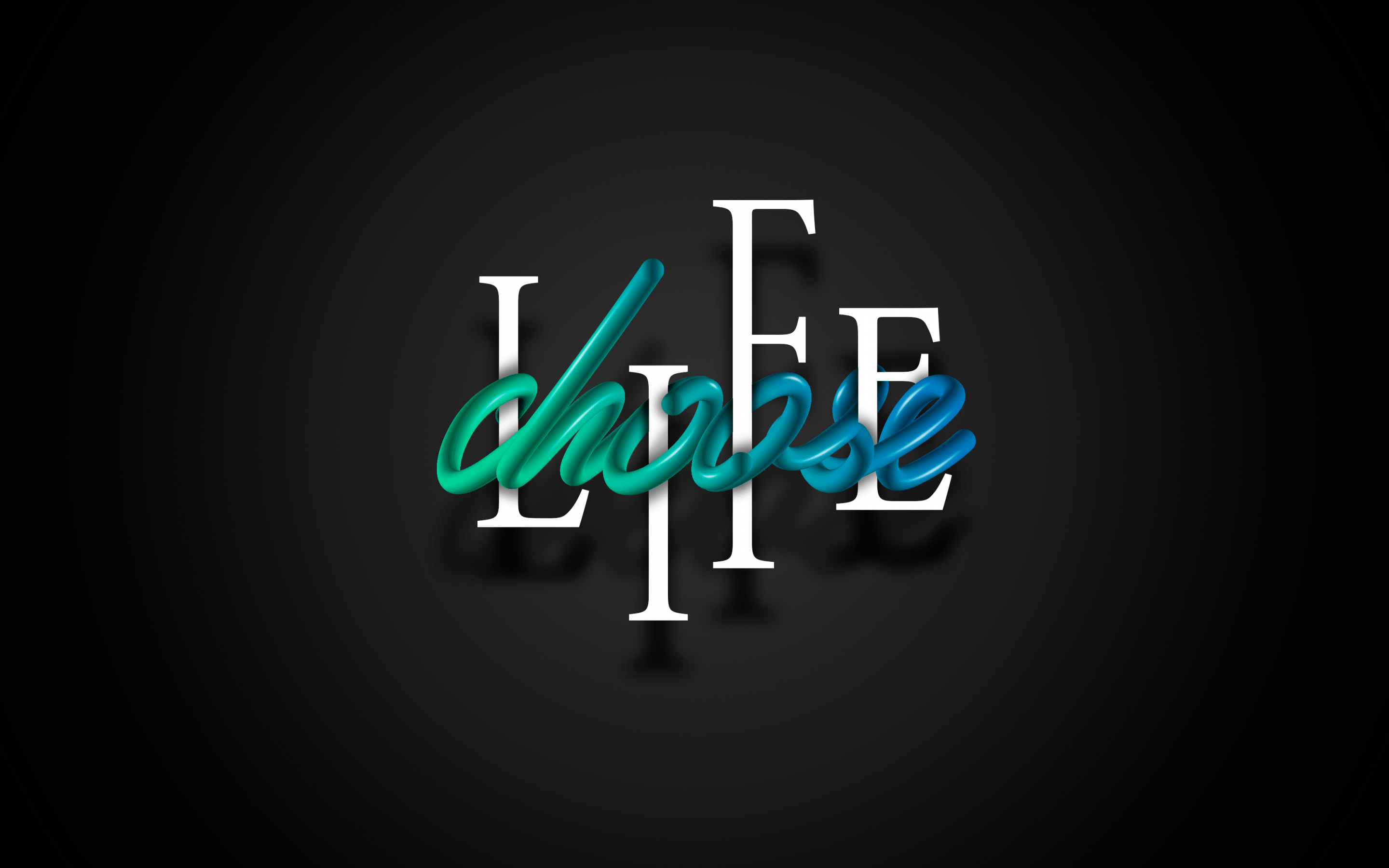 2880x1800 Choose Life Wallpaper 4K, Inspirational Quotes, Black Background, Black Dark