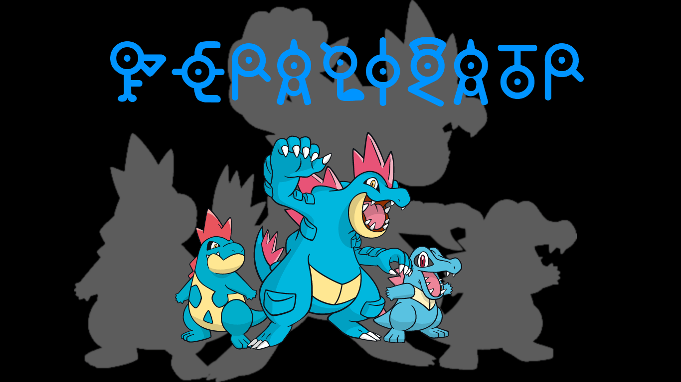 1366x768 Feraligatr Background