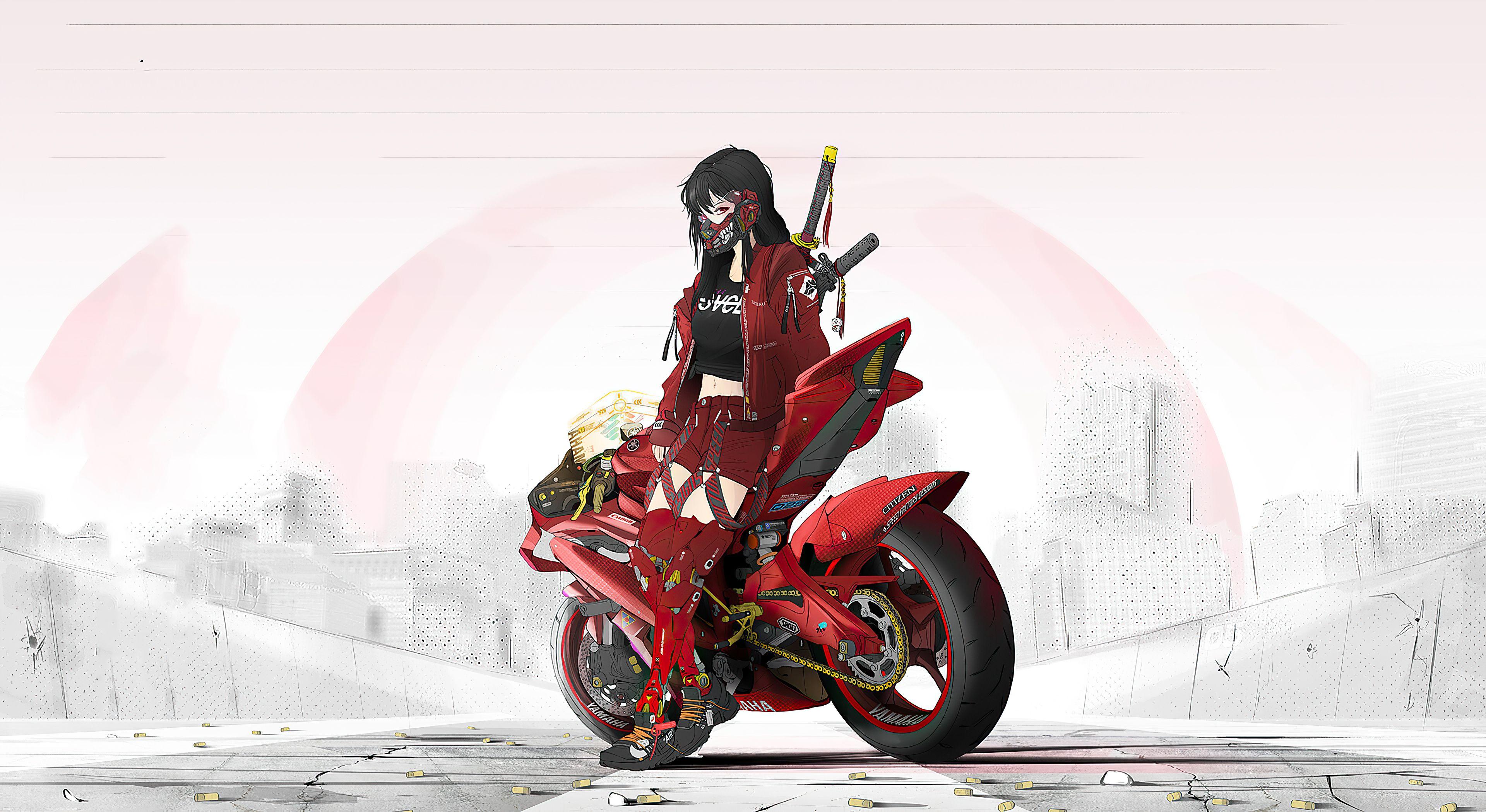 3840x2100 Cyber Punk Asian Girl 4k, HD Artist, 4k Wallpaper, Image, Background, Photo and Picture