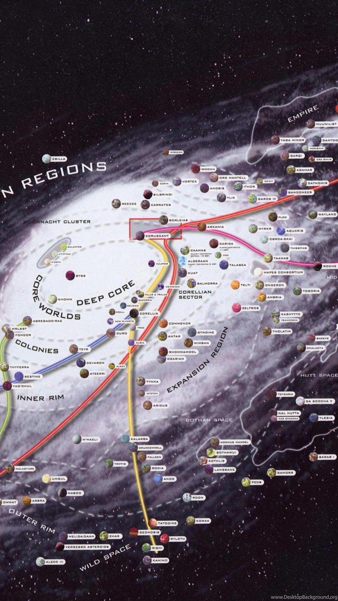 1080x1920 Star Wars Galaxy Map iPhone 5 Wallpaper Desktop Background