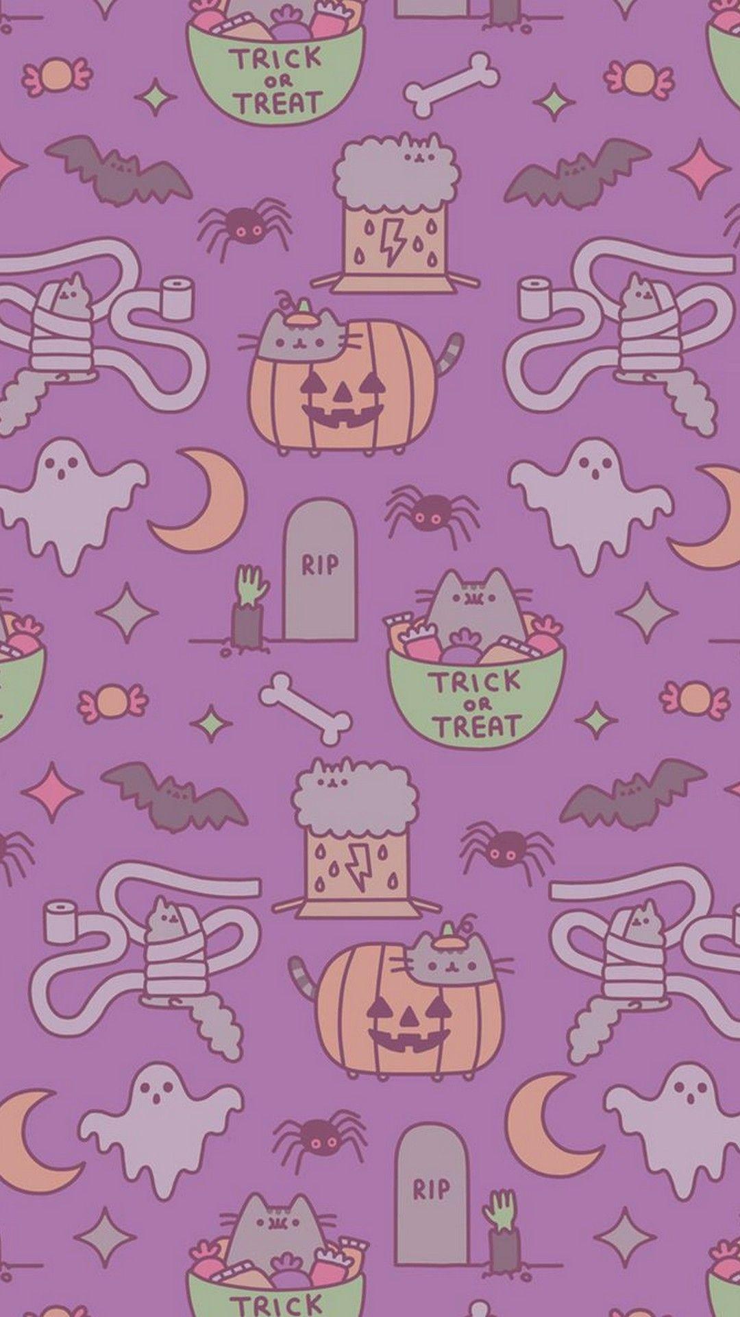 Cute Halloween Phone Wallpapers Top Free Cute Halloween Phone