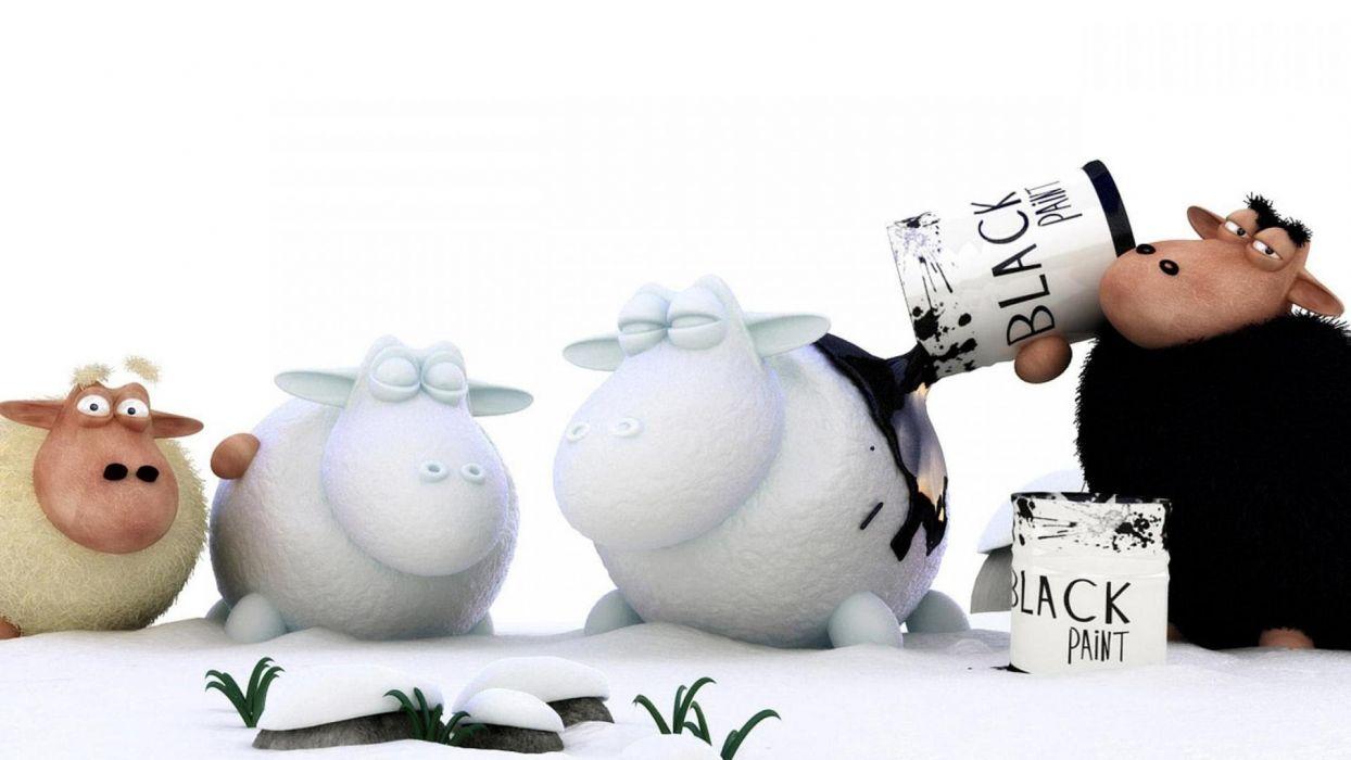 1244x700 OwdLarrd Funny Sheep Cartoon Sheep wallpaperx1080