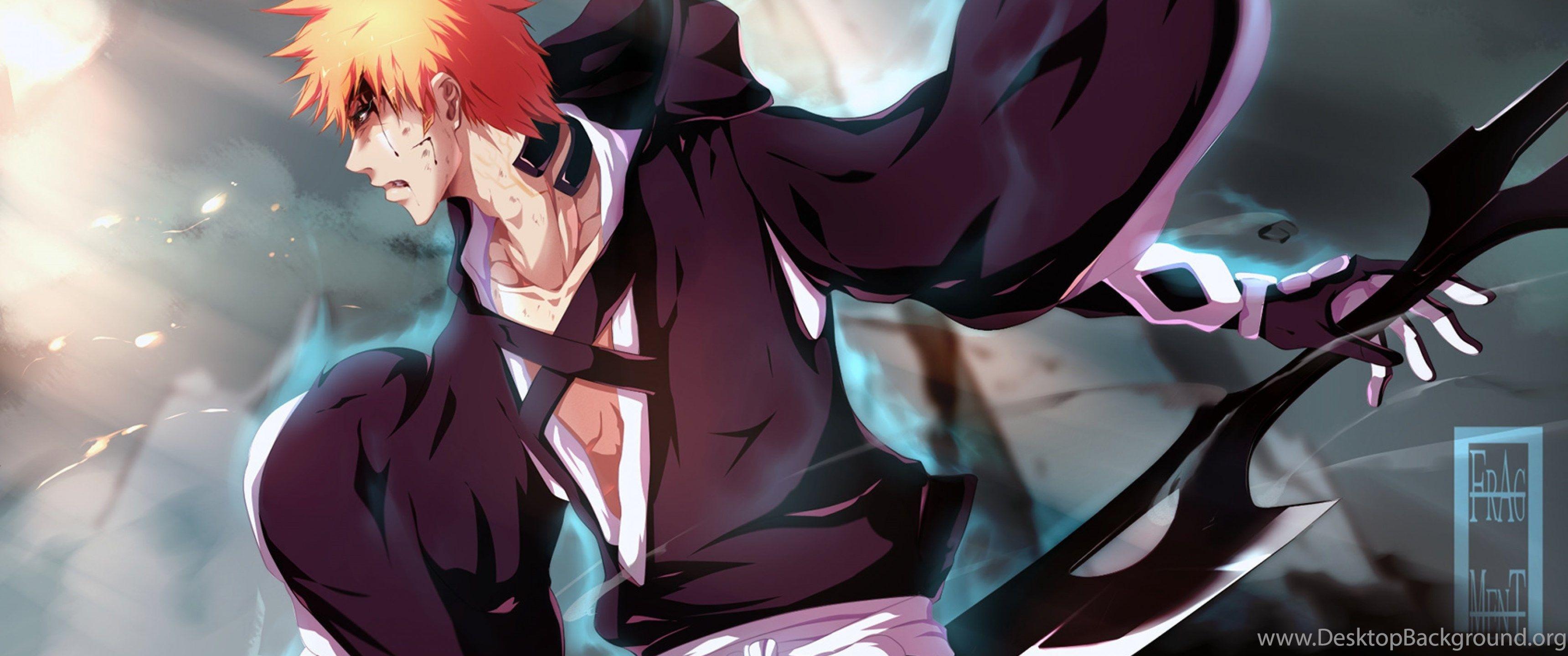 3440x1440 HD Quality Ichigo Bleach Anime Wallpaper LuvWallpaper 167 Desktop Background