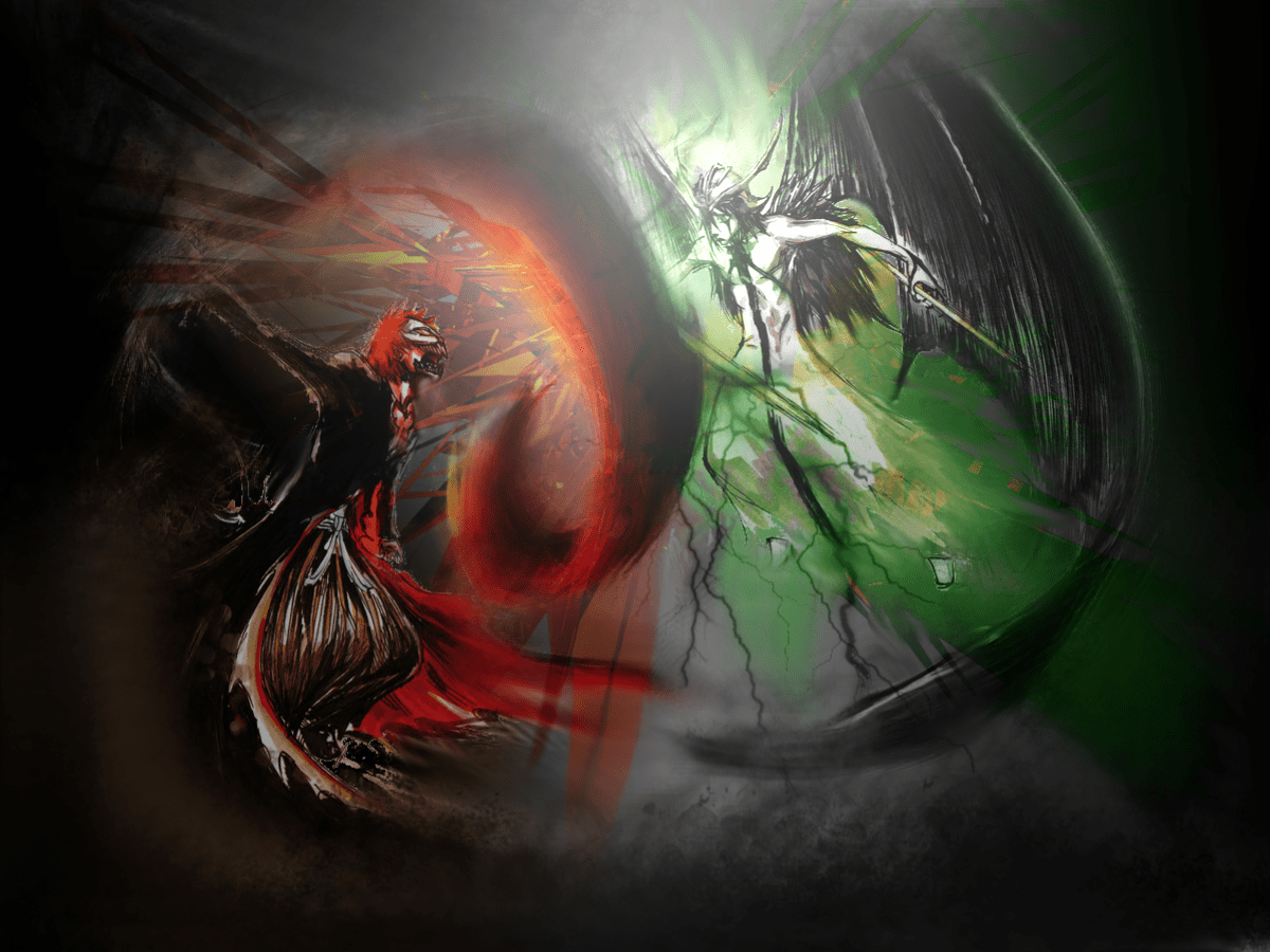 1200x900 Ichigo vs Ulquiorra Wallpaper