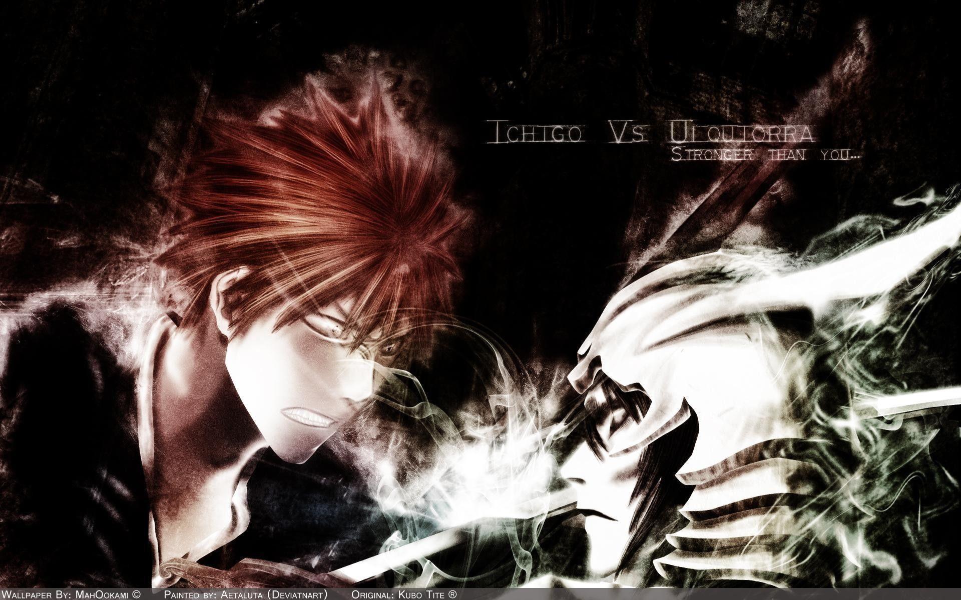 1920x1200 Bleach Anime Ichigo Ulquiorra HD Wallpaper