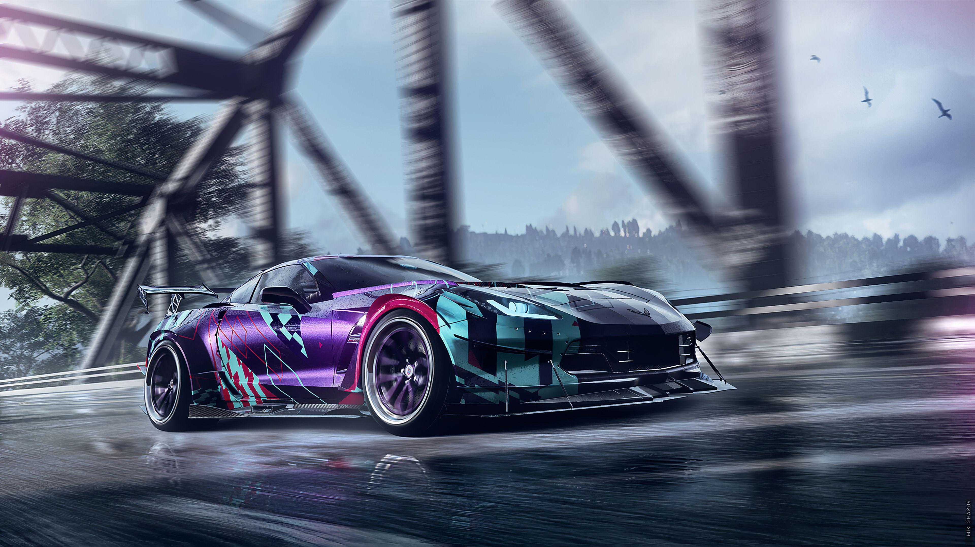 3840x2156 Chevrolet Corvette C7 Need For Speed Heat 4k, HD Games, 4k Wallpaper, Image, Background, Photo and Picture