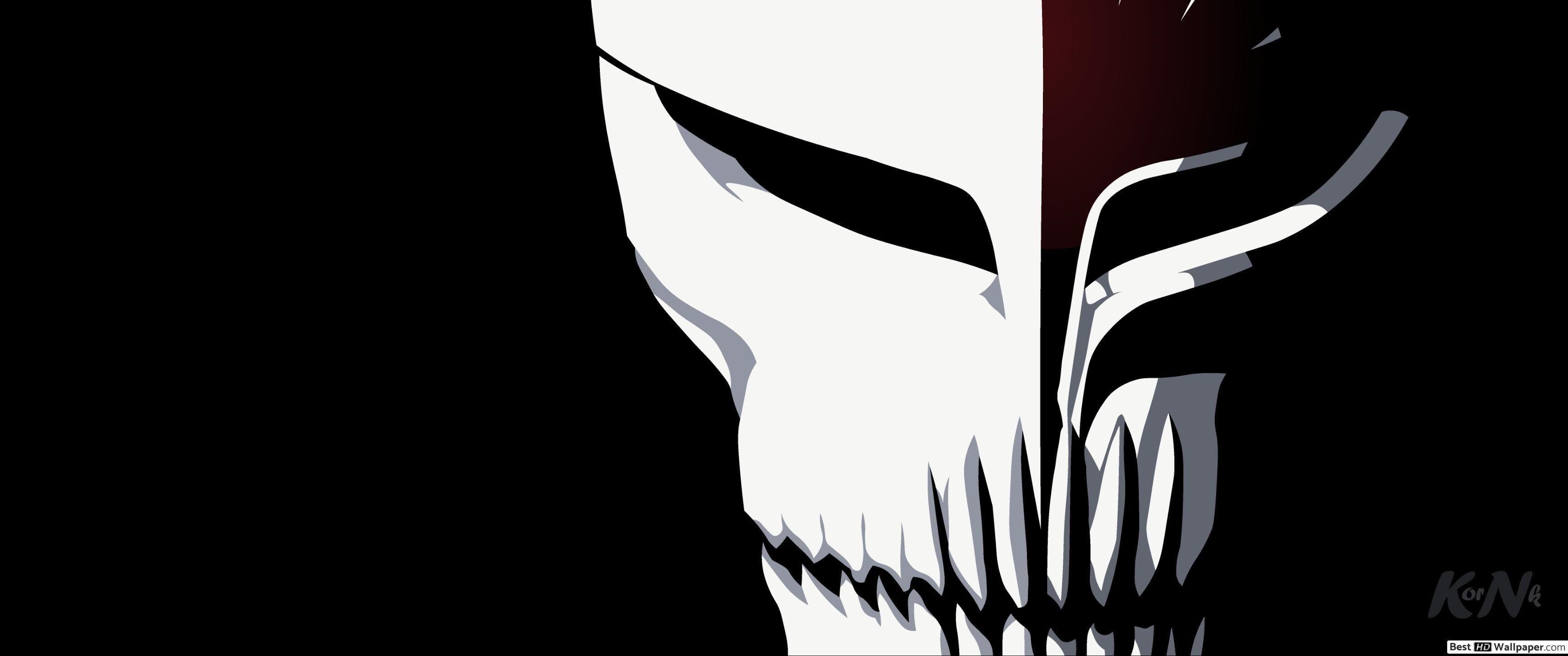 3440x1440 Ichigo's mask HD wallpaper download