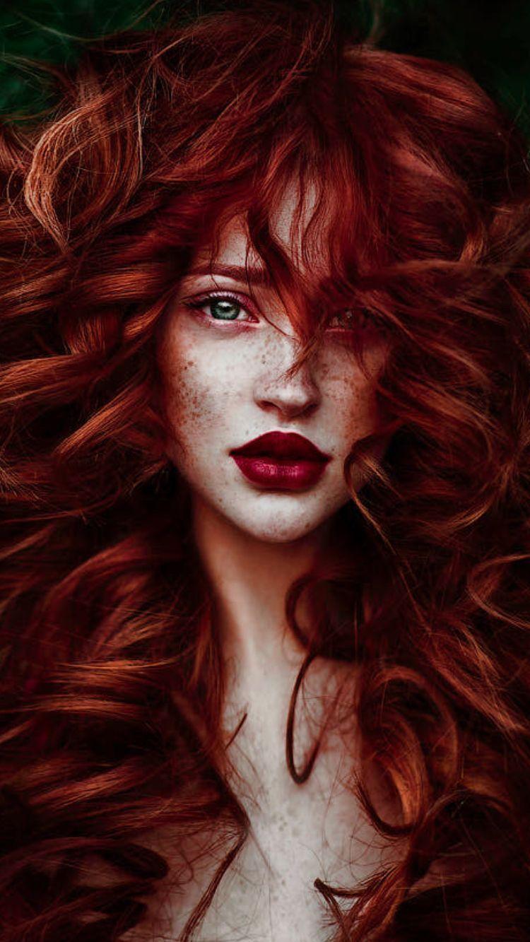 750x1333 Beautiful Redhead Lady iPhone Wallpaper. How to draw hair, Portrait, Red hair