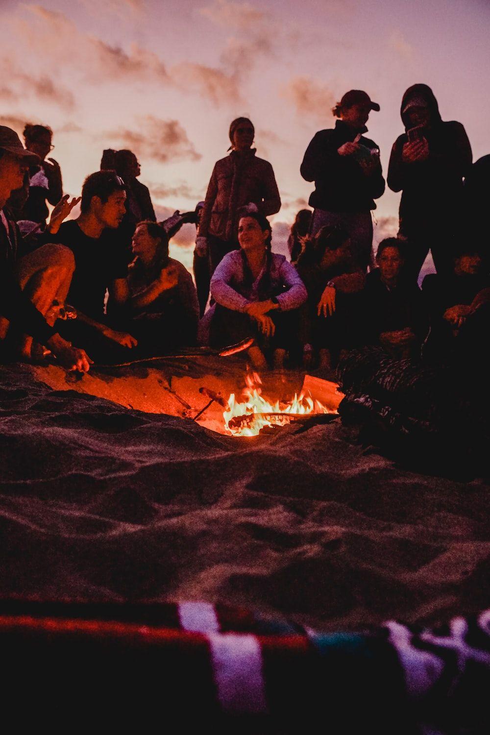 1000x1500 Beach Bonfire Picture .com