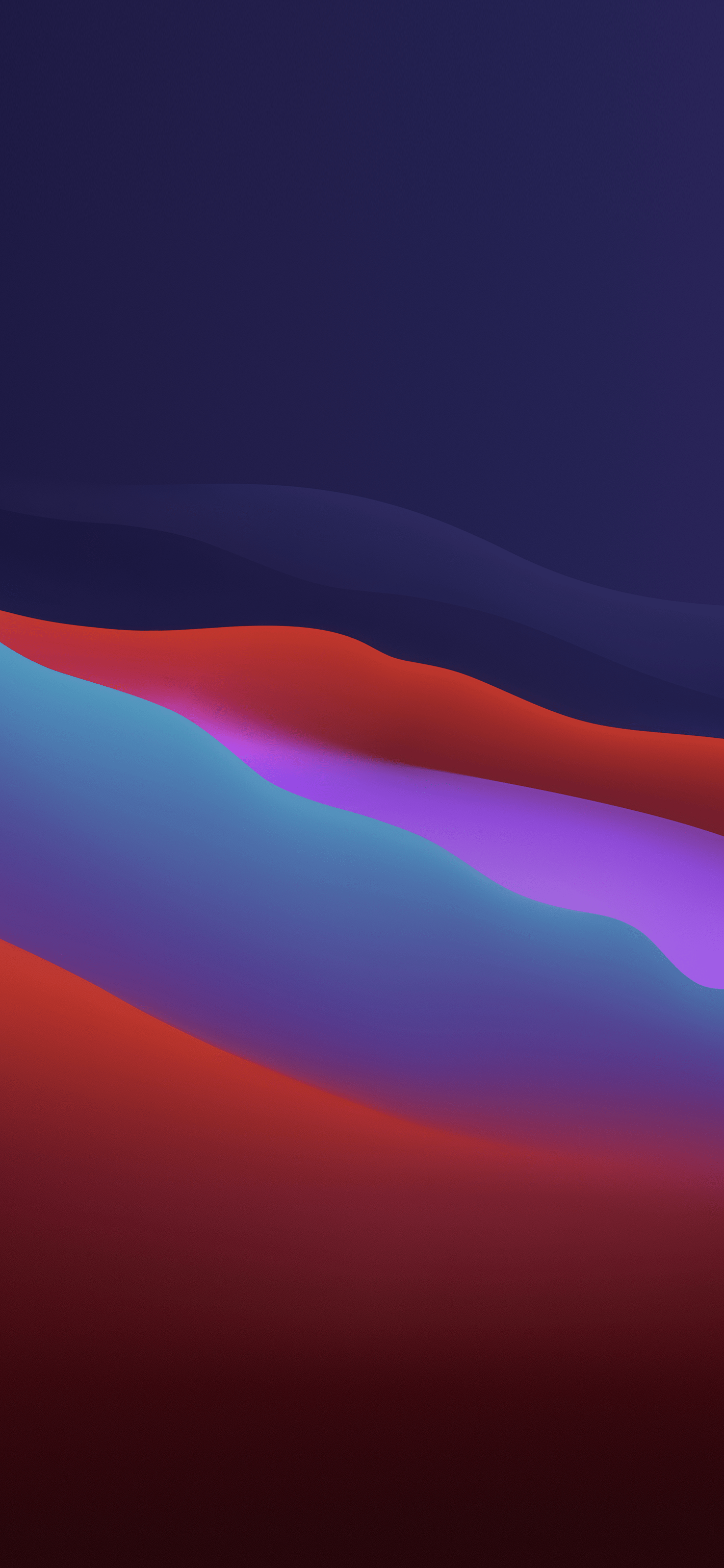 1420x3073 macOS Big Sur Stock Wallpaper Wallpaper Abstract Dark (Full Quality 5K)