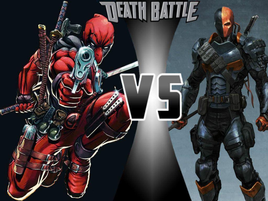 1024x768 Death Battle: Deadpool vs. Deathstroke