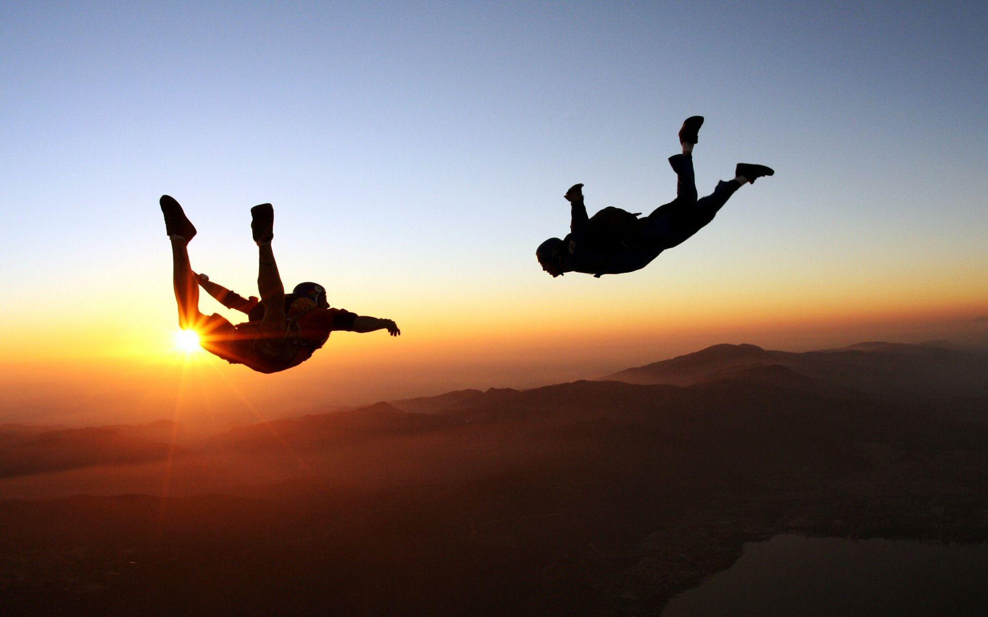 HD wallpaper: people sky diving, parachute training, military, jump,  skydiving | Wallpaper Flare