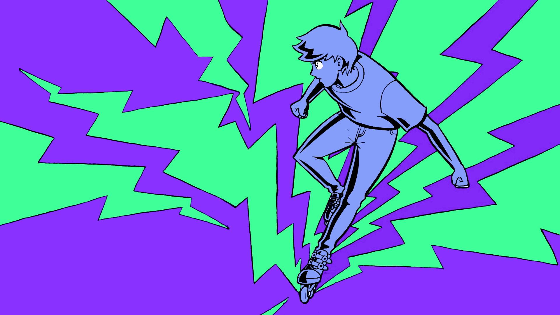 1920x1080 I made a wallpaper from Throttle's art! (1920x1080)