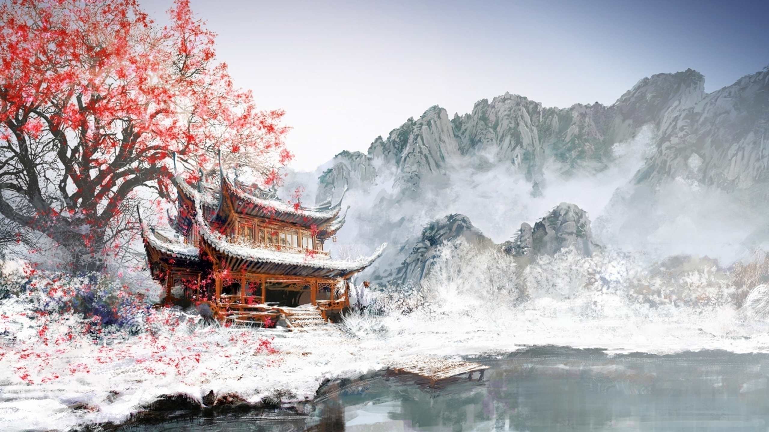 2560x1440 Japanese Wallpaper Of Japanese Art Wallpaper Art