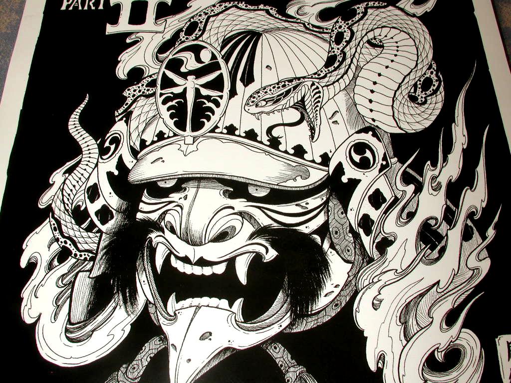1024x768 Japanese Tattoo Wallpaper