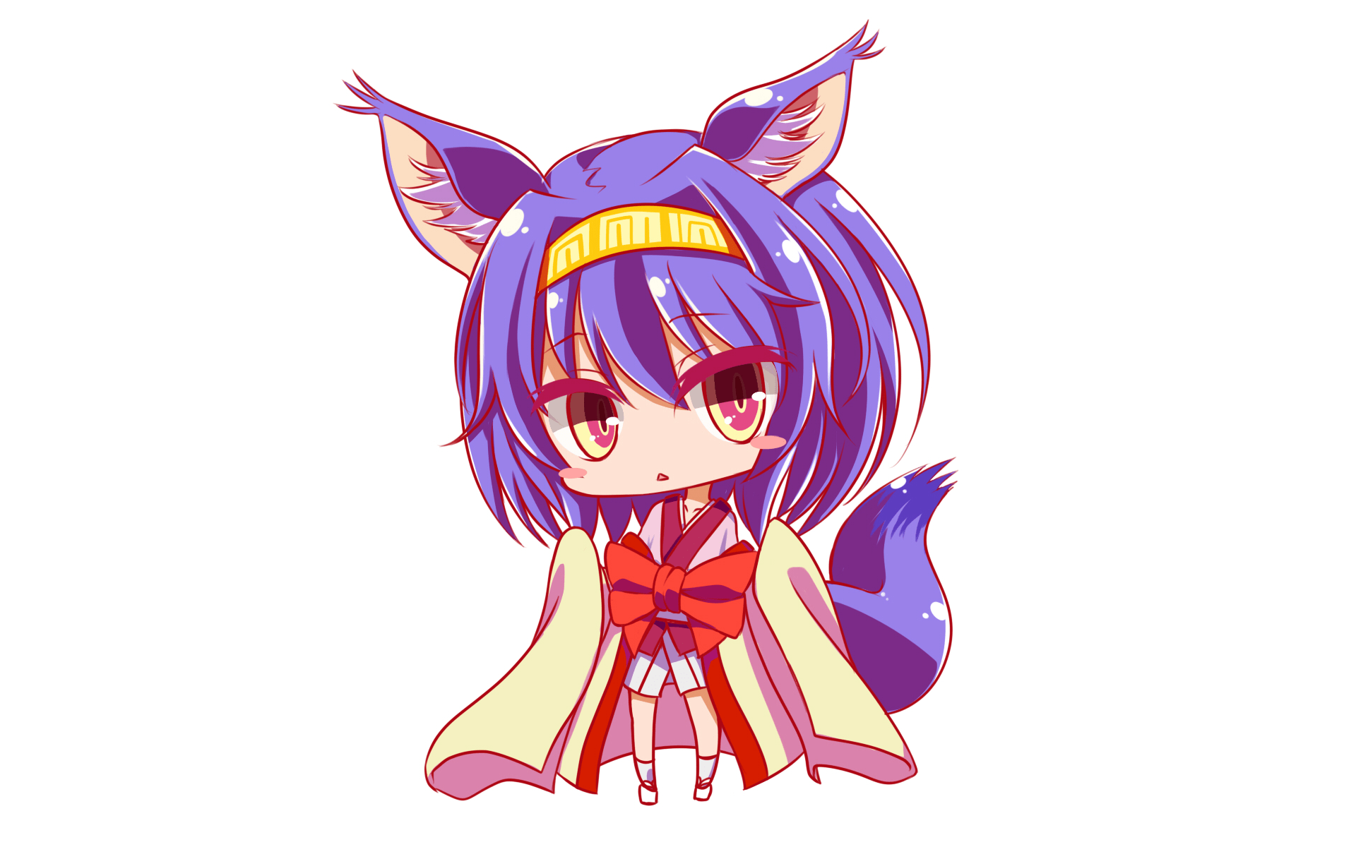 1920x1200 Papel pintado de Izuna Hatsuse de Anime No Game No Life. No game no life, Character design, Cat girl