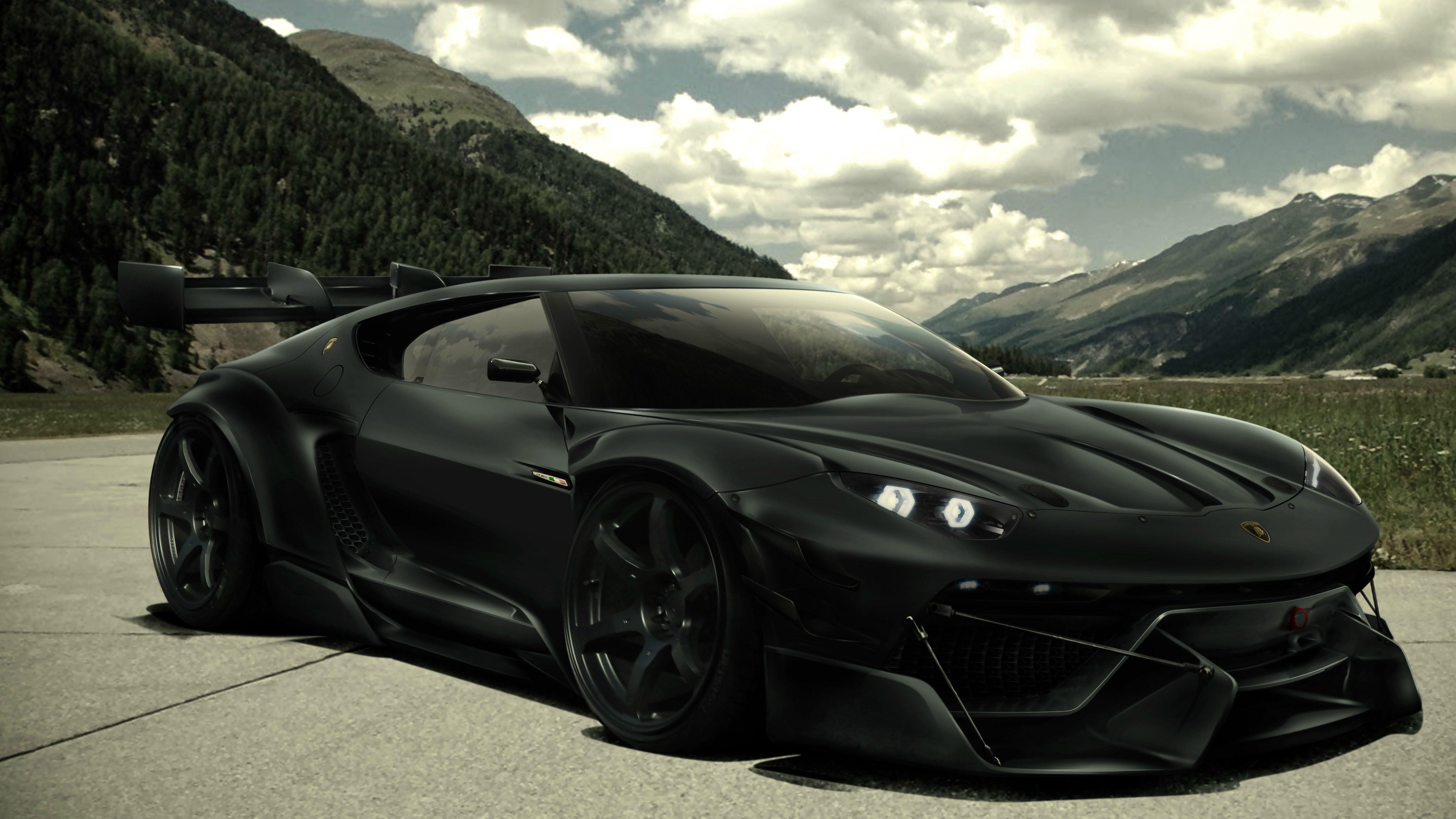 5000x2813 Black Lamborghini Asterion Wallpaper. Lamborghini, Super cars, Wallpaper