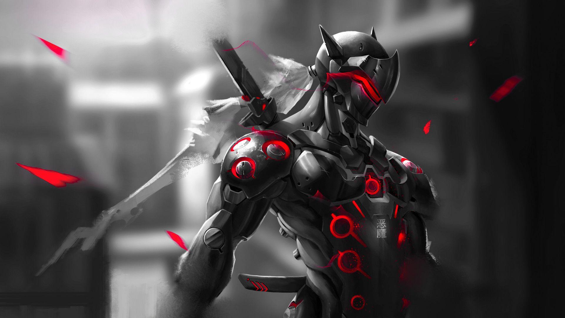 1920x1080 Premium Hottest Cosplayer: Red Gaming Wallpaper 1920x1080