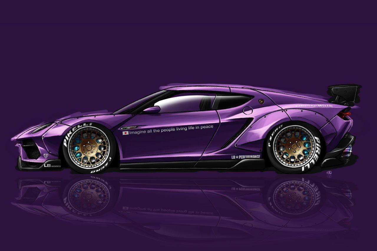 1280x853 Lamborghini Asterion with LB Performance wide body kit STORY on