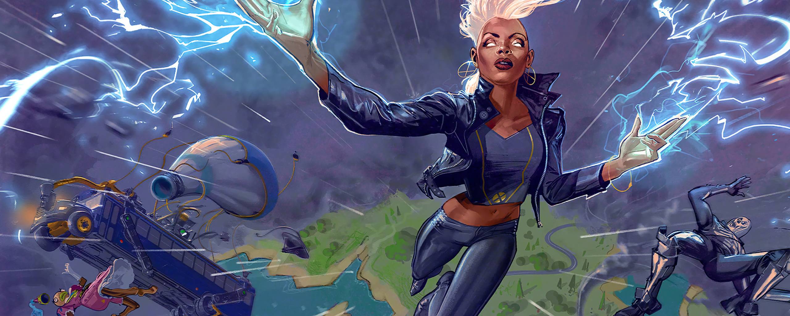 2560x1024 Storm Cool Fortnite Chapter 2 2560x1024 Resolution Wallpaper, HD Games 4K Wallpaper, Image, Photo and Background
