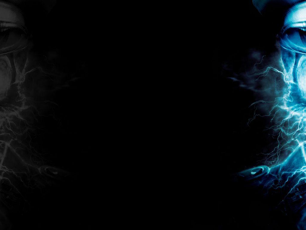 1024x768 Cool Blue Skull wallpaper in 1024x768 resolution