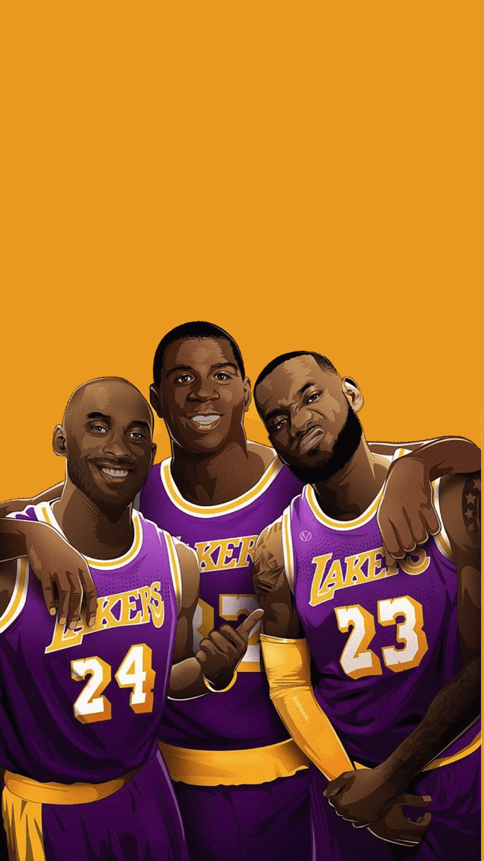 700x1244 for a Celebratory Lakers Wallpaper