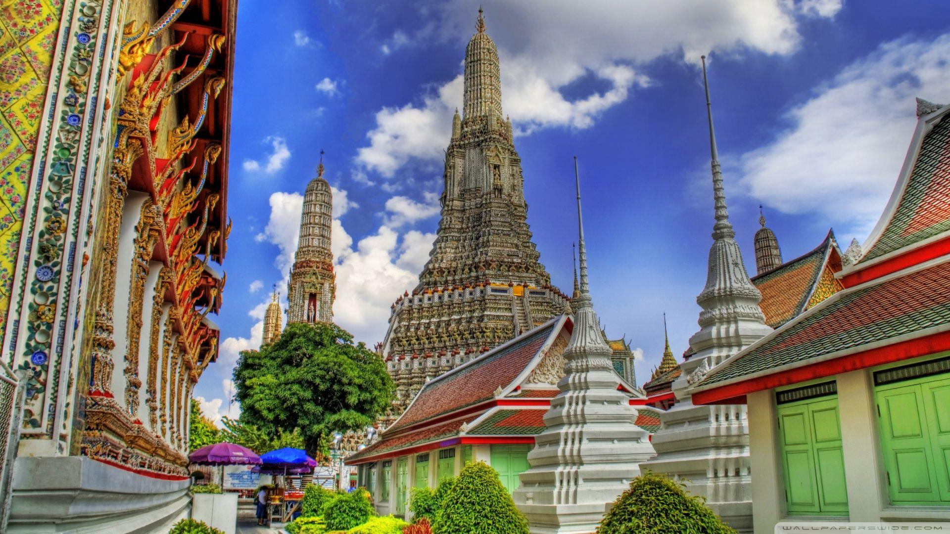 1920x1080 Full HD Wallpaper wat arun bangkok temple thailand, Desktop Background HD 1080p