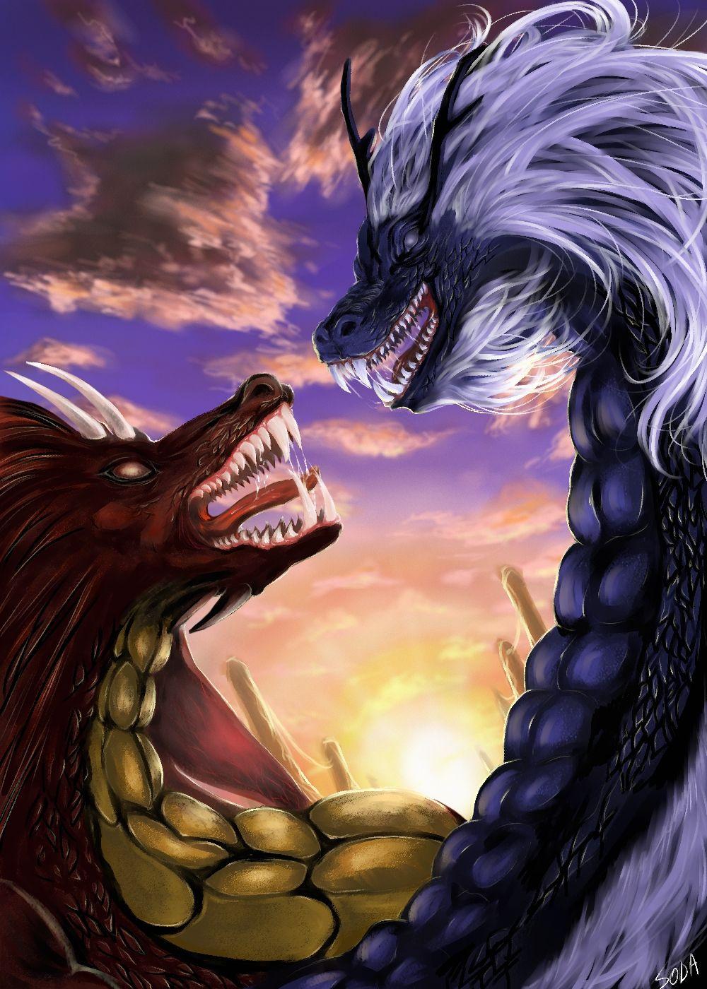 Eastern dragon Western Dragon, the Blue Serpent | Dragons 