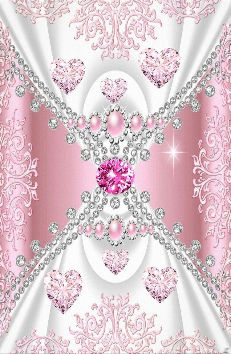 750x1150 Wallpaper. By Artist Unknown. Bling wallpaper, Pink wallpaper, Beautiful wallpaper