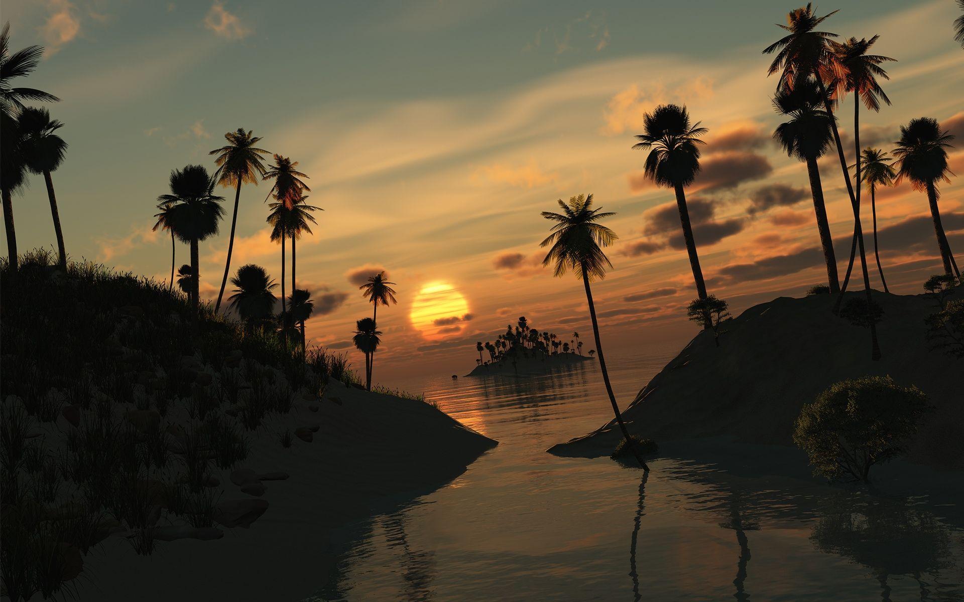 1920x1200 Popular, trees, nature, wallpaper, filter, superiorgamer, high, resolutions, room, tropics