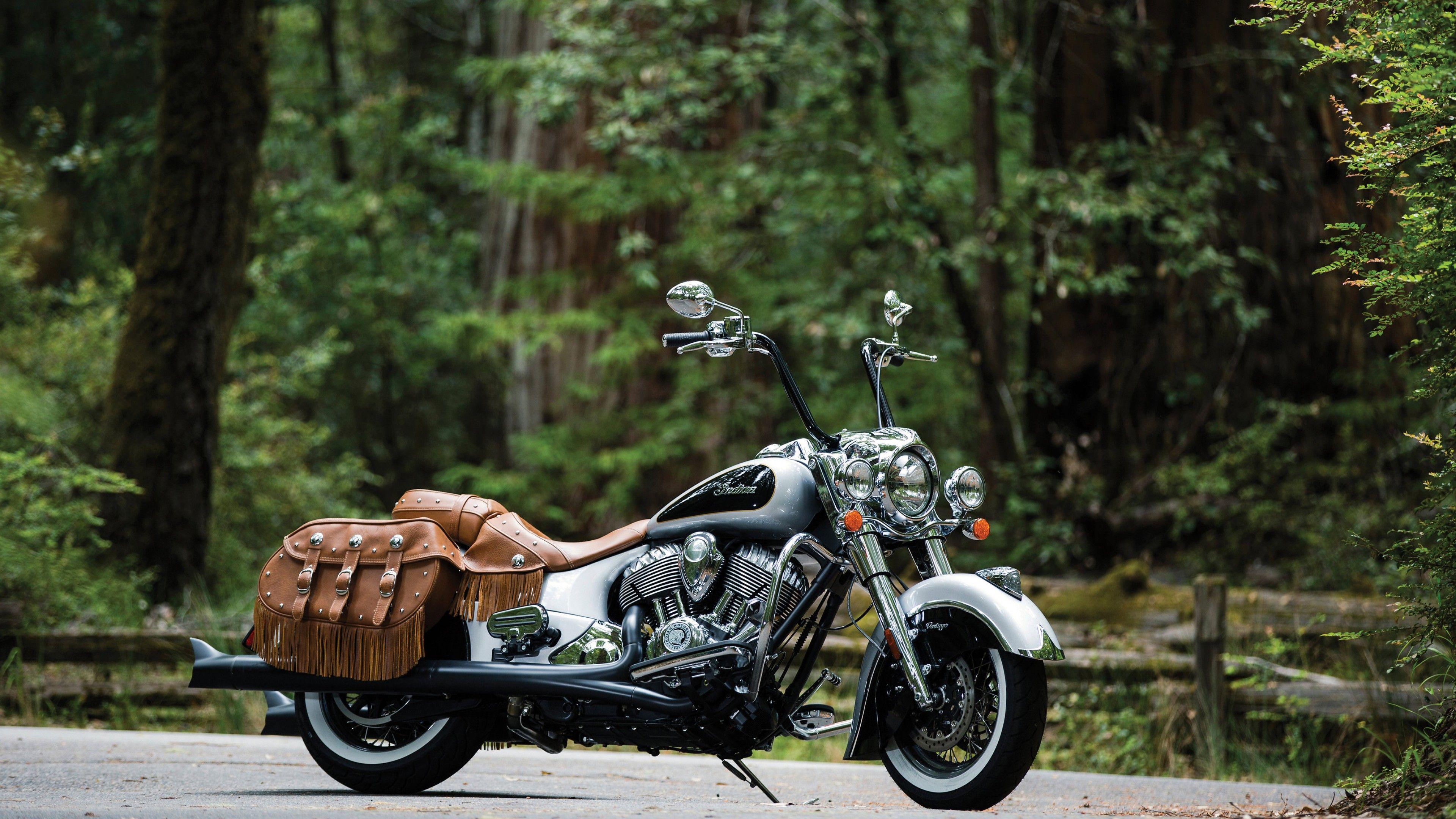 3840x2160 Wallpaper Indian Chief Vintage, silverblack, Cars & Bikes