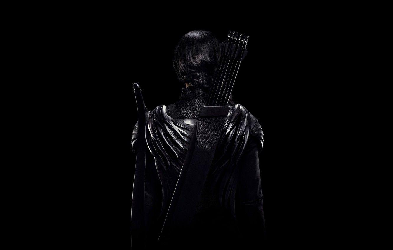 1332x850 Wallpaper Girl, Fantasy, Black, Warrior, Wallpaper, Jennifer Lawrence, Weapons, Arrow, Movie, Adventure, Armor, The Hunger Games, Sci Fi, Lionsgate, Katniss, Everdeen Image For Desktop, Section фильмы