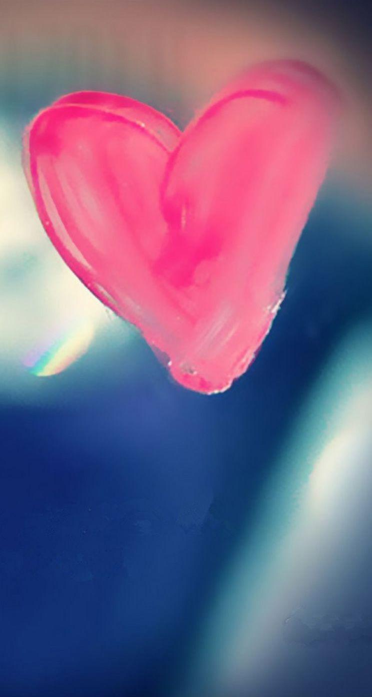 744x1392 iPhone Heart Wallpaper