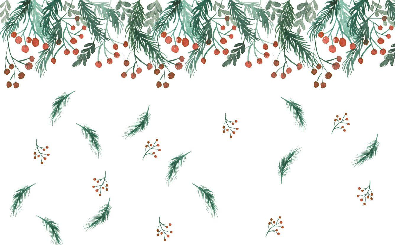 1336x828 FREE DECEMBER WATERCOLOR WALLPAPERS