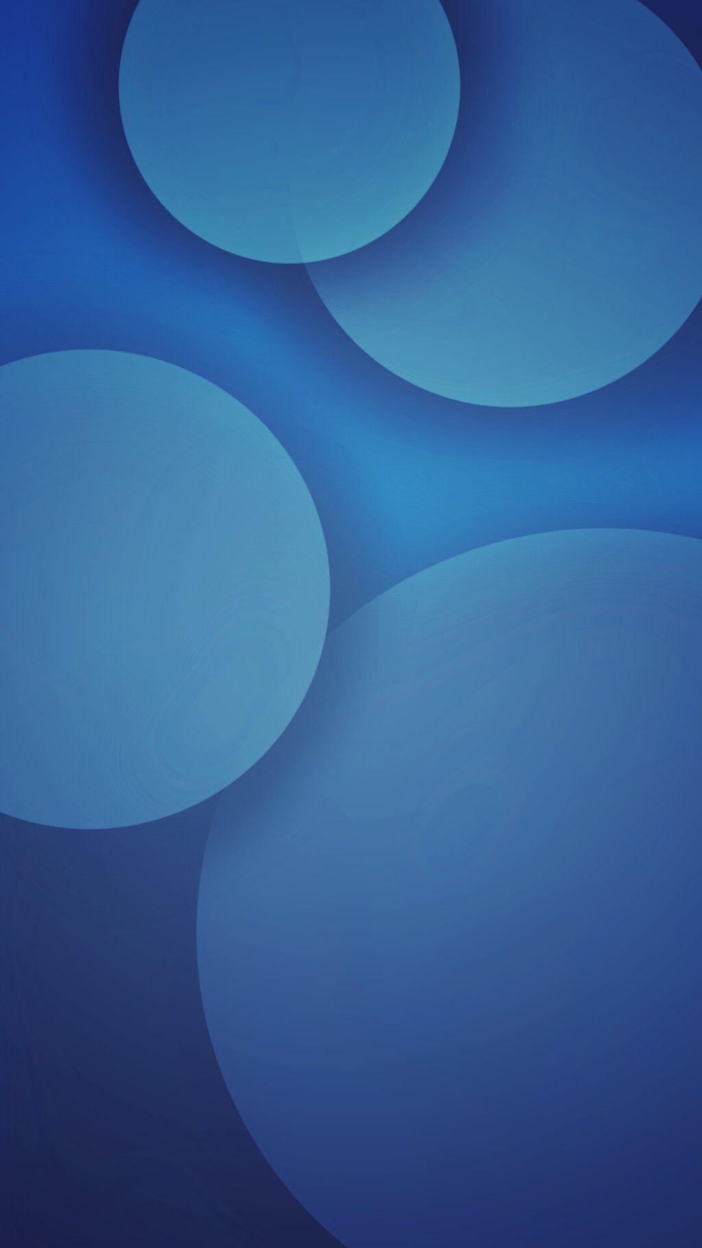1024x1820 Blue Circle Wallpaper
