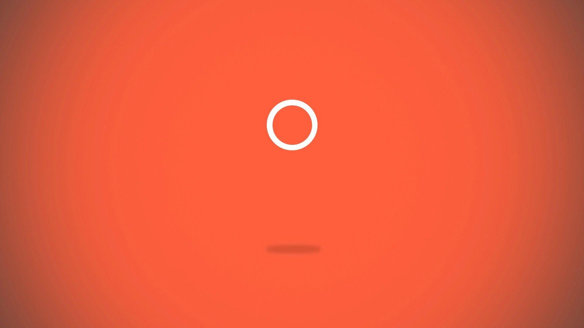 1920x1080 Her Movie Simple Circle Orange Background Minimalism Wallpaper:1920x1080